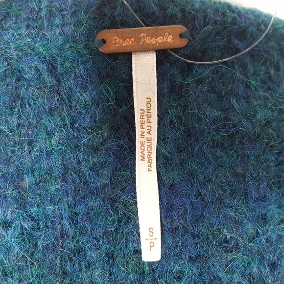 Free People Moonbeam V-Neck Oversized Sweater - Picture 6 of 9